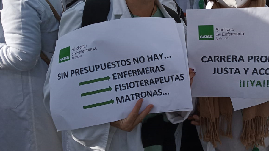 Protesta presupuestos Junta de Andalucía